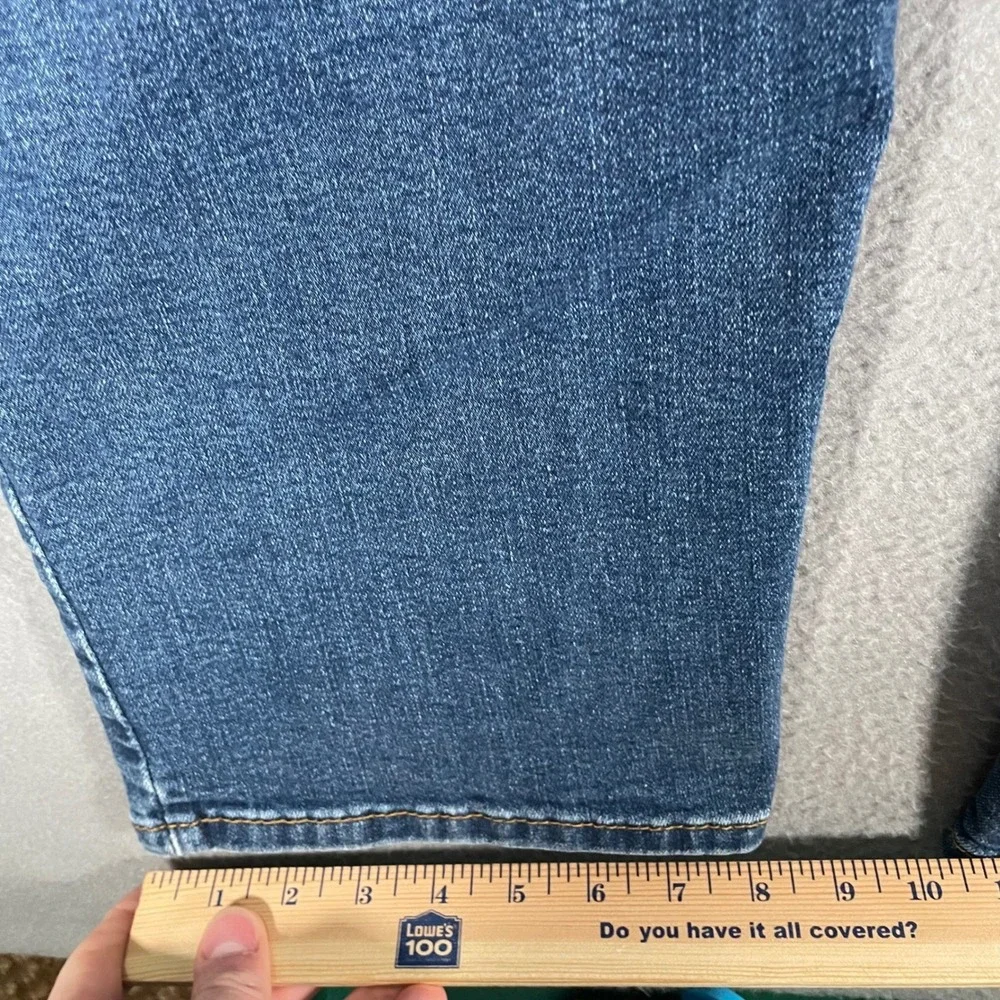 Levis 506 Jeans Mens 38x30 Regular Straight Blue Stretch Denim‎